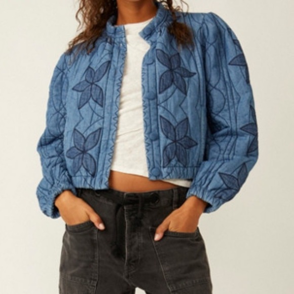 NWOT Free People We The Free Quinn Quilted Jacket Size Small - Picture 2 of 16